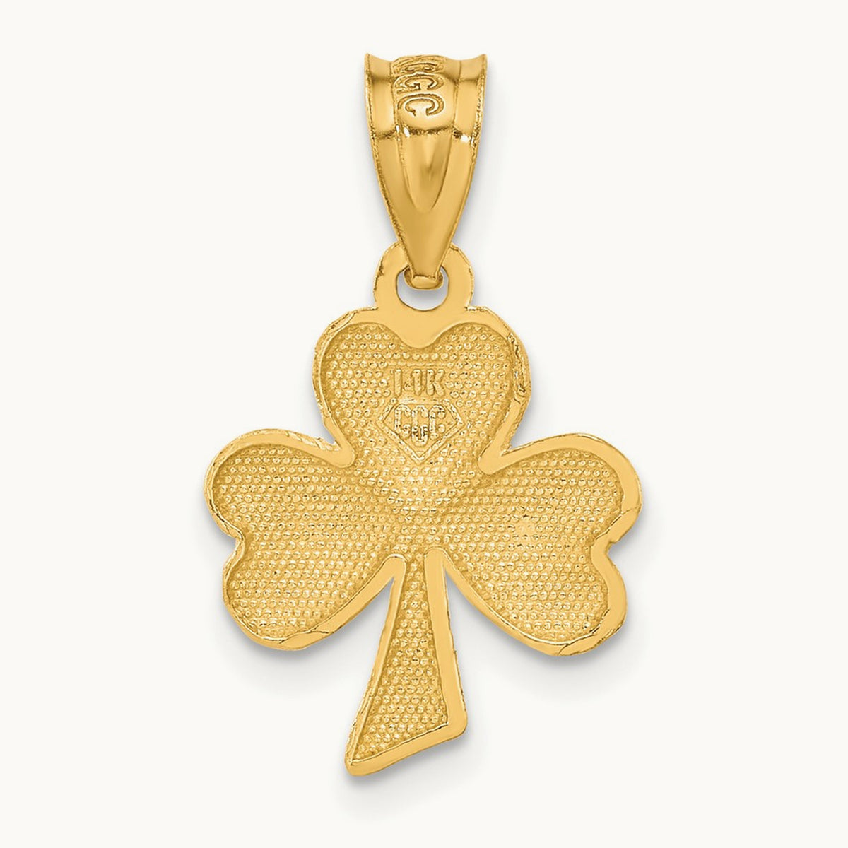 Shamrock Charm, 14K