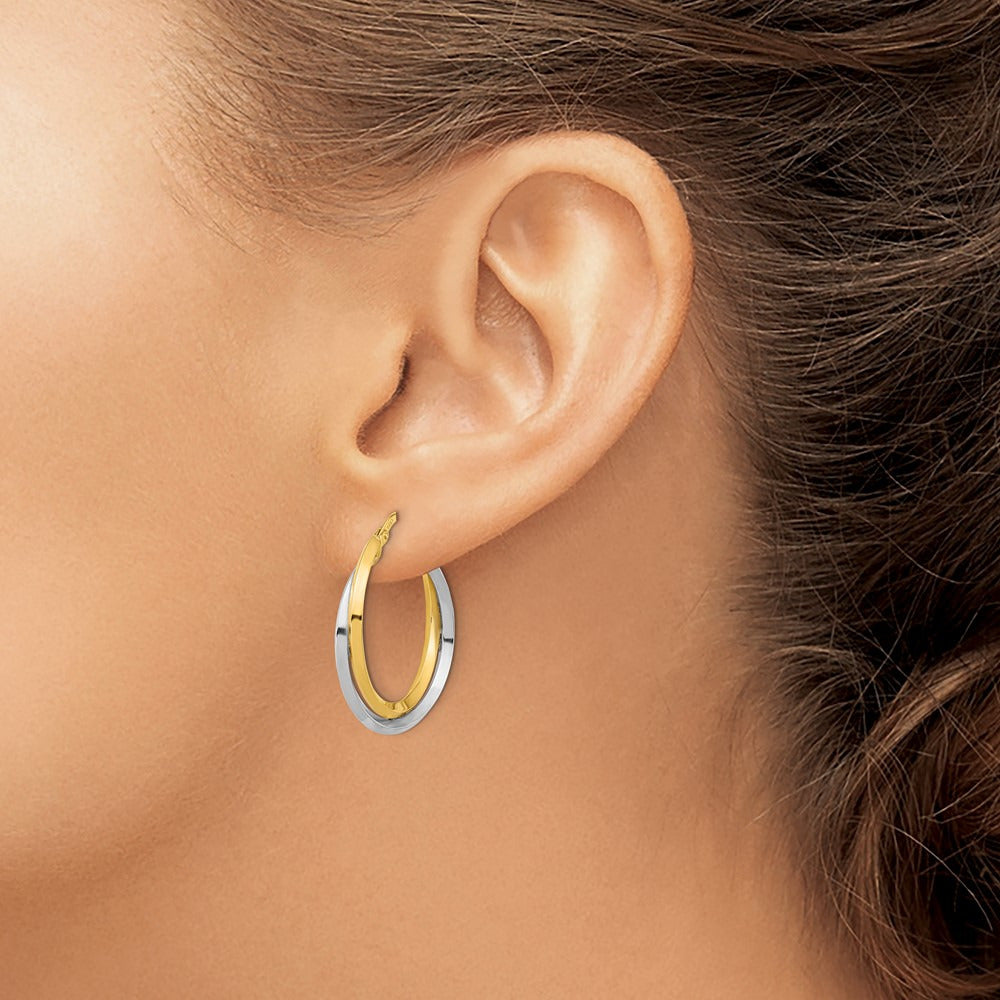 Polished Double Hoops — photo set