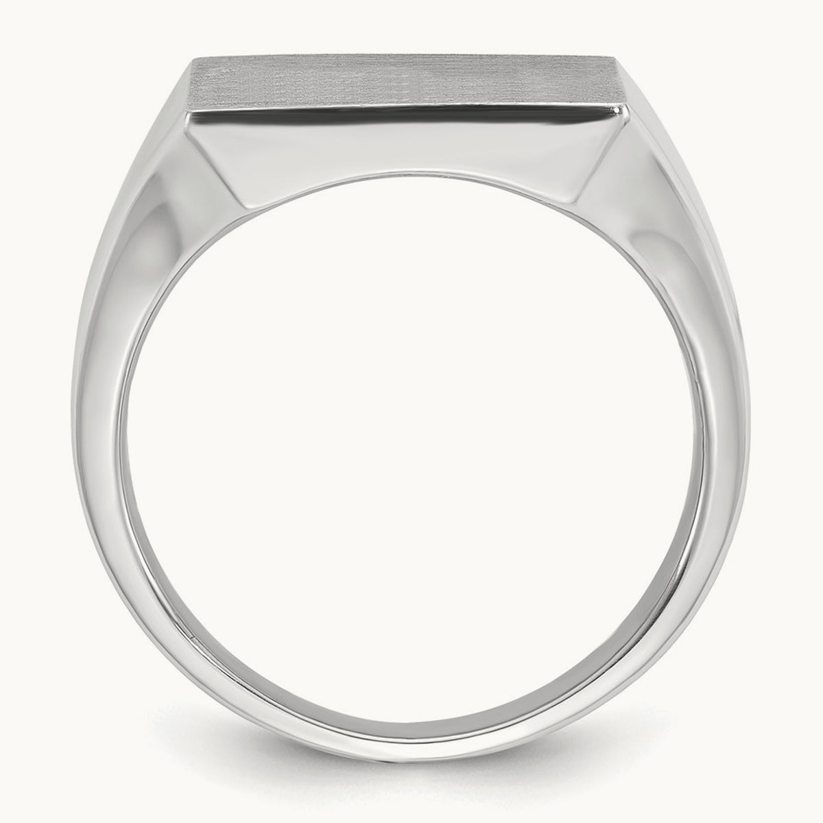 Men's Square Signet Ring — IBGoodman — photo set