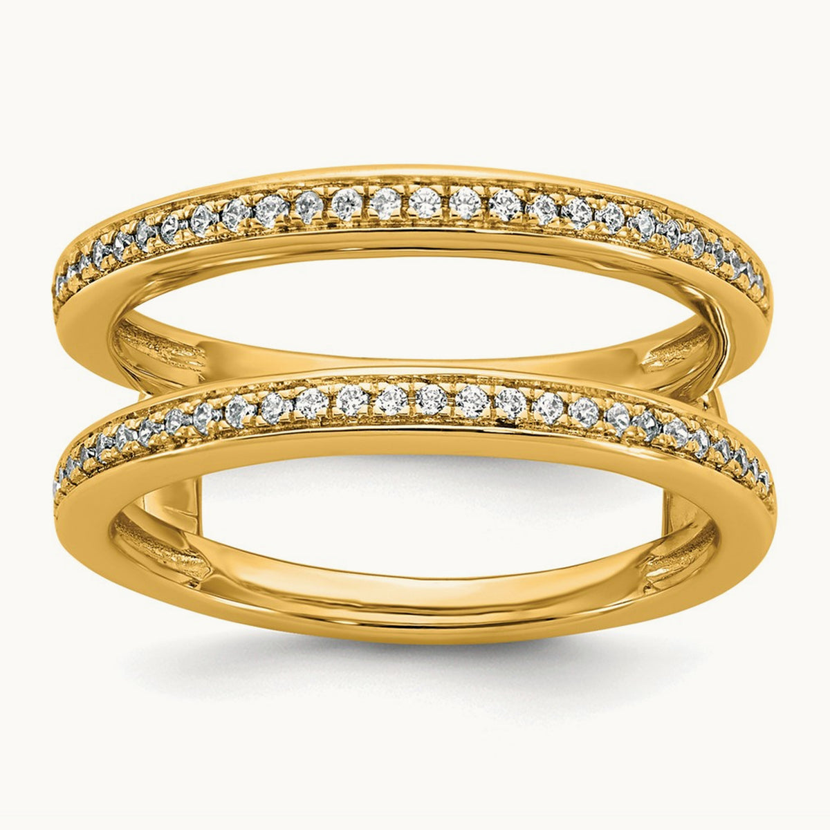 Complete Diamond Ring Guard — 14K Yellow Gold
