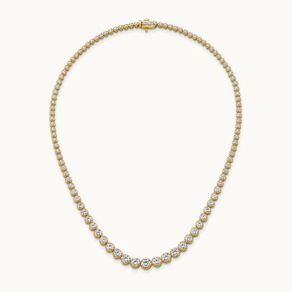 Graduated Tennis Necklace, 10.00 ct tw Lab-Grown Diamond