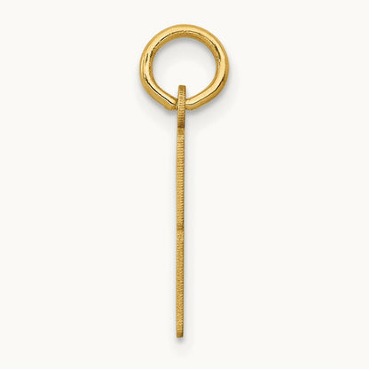 Small Elongated Number 83 Charm, 14K