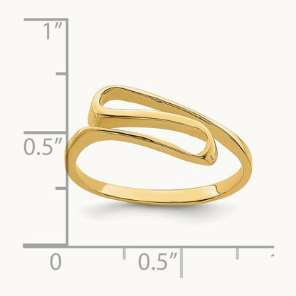 Swirl Ring, 14K