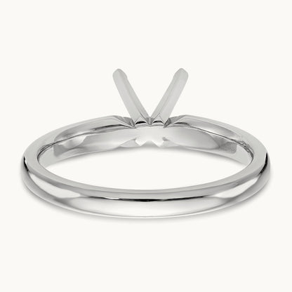 5/8ct. Medium-Weight 4-Prong Solitaire Mounting, 14K White Gold
