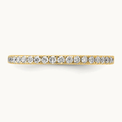 Diamond Wedding Band, 0.25 ct tw, 14K Gold — 14K Yellow Gold