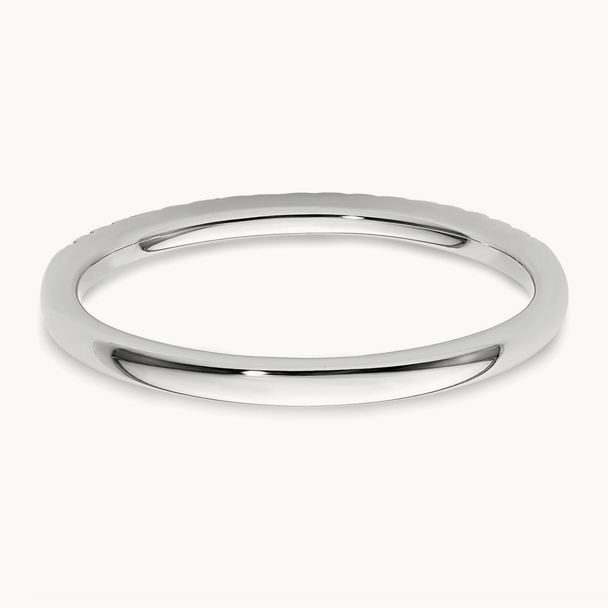 Diamond Wedding Band, 0.10 ct tw, 14K Gold — 14K White Gold