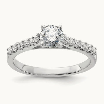 Semi-Mount Engagement Ring, 0.25 ct tw