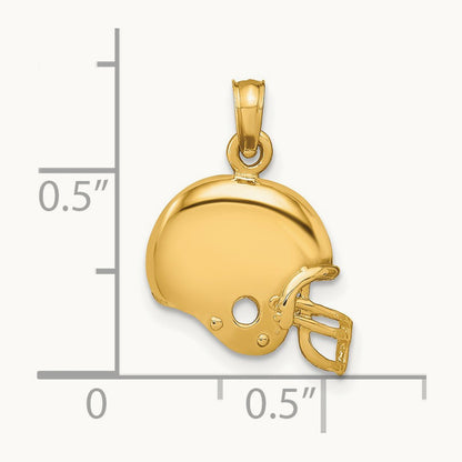 Football Helmet Pendant — 20mm