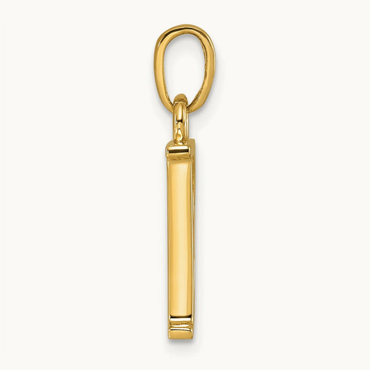 Polished Pendant, 14K
