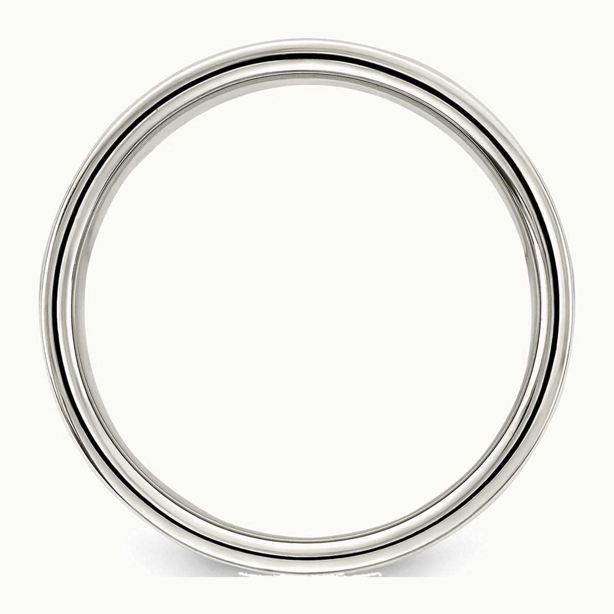 Sterling Silver 9mm Lightweight Flat Band