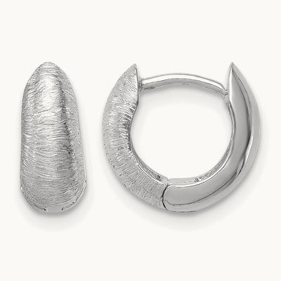 Textured Hoop Earrings — photo set