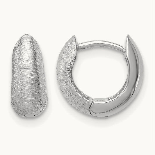 Textured Hoop Earrings — photo set