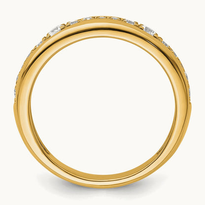 Fashion Band, 0.25 ct tw Lab-Grown Diamond — 14K Yellow Gold