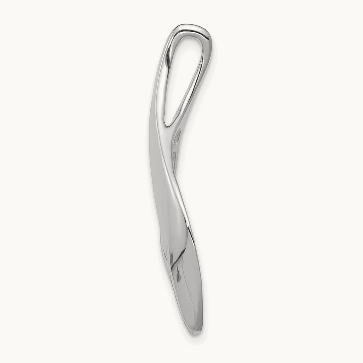 Slide, 14K White Gold