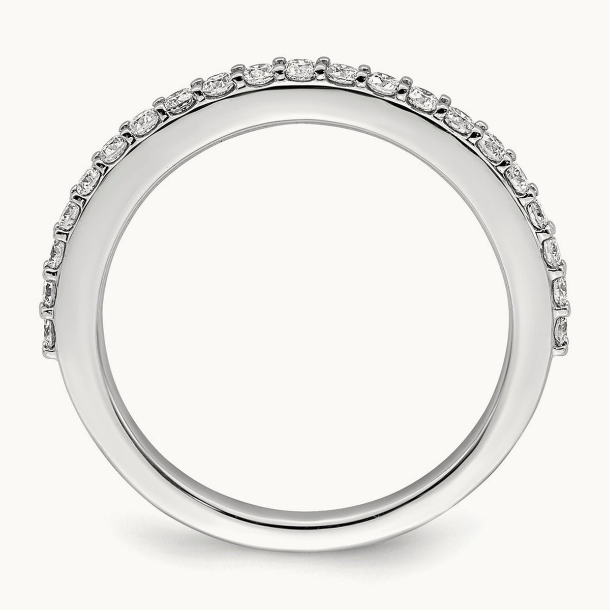 Diamond Band, 14K White Gold
