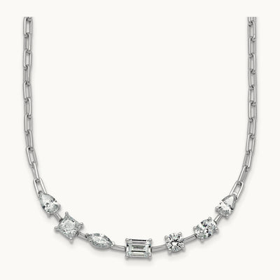 With 1/ Ext. Tennis Necklace, 2.00 ct tw Lab-Grown Diamond