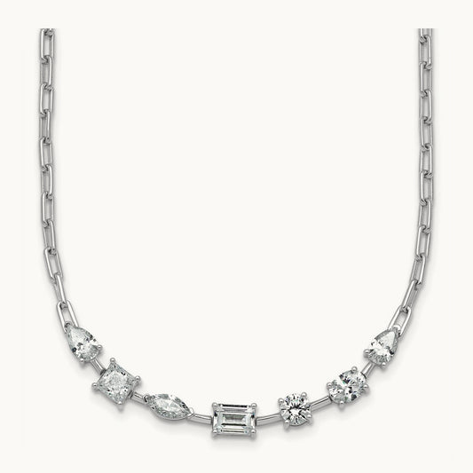With 1/ Ext. Tennis Necklace, 2.00 ct tw Lab-Grown Diamond