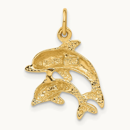 Dolphin Charm, 14K
