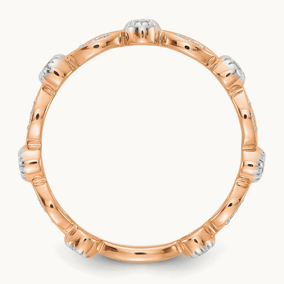 Fashion Band — 14K Rose Gold, 7