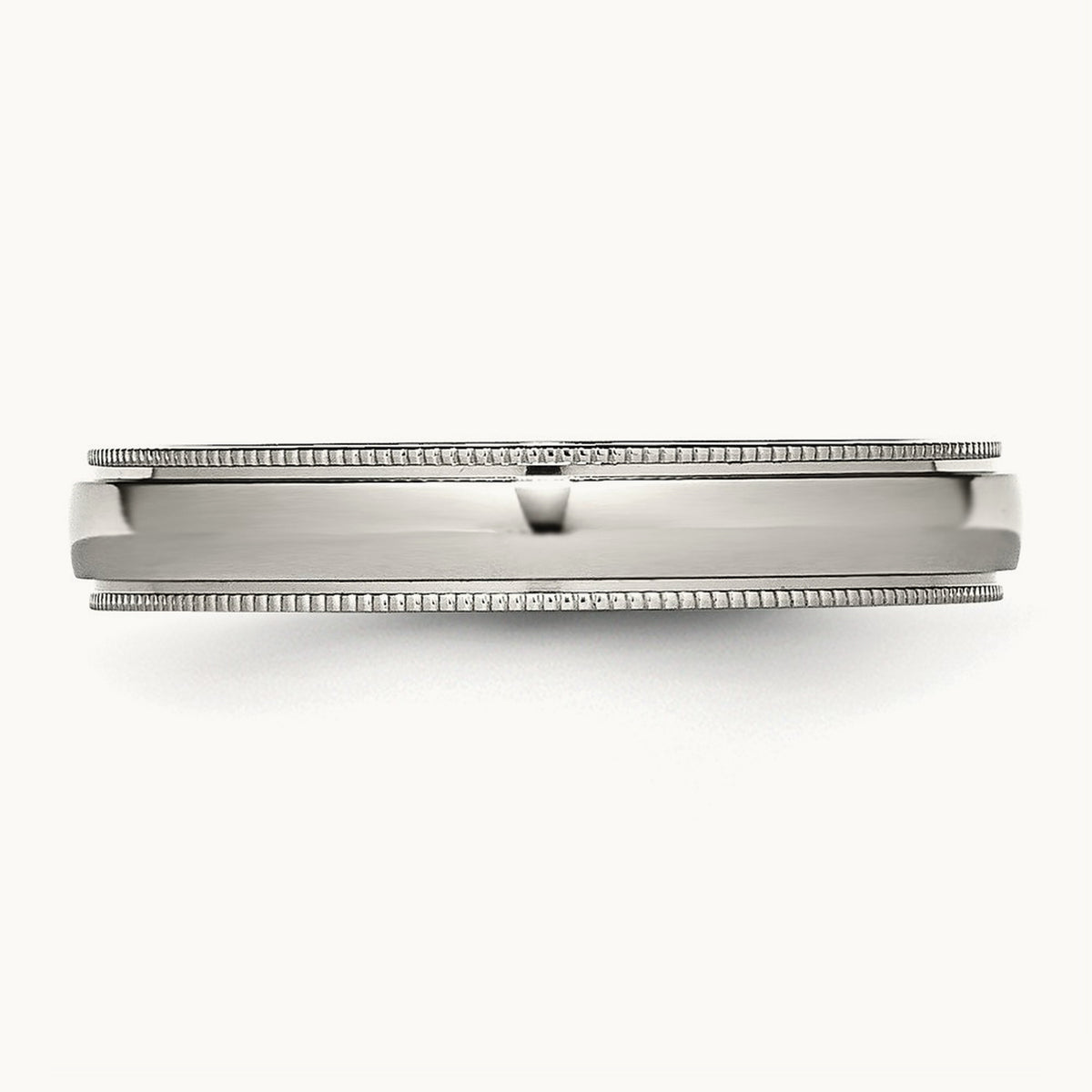 Polished Grooved and Beaded Band — photo set (2)