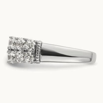 Double Row Band, 1.50 ct tw Lab-Grown Diamond