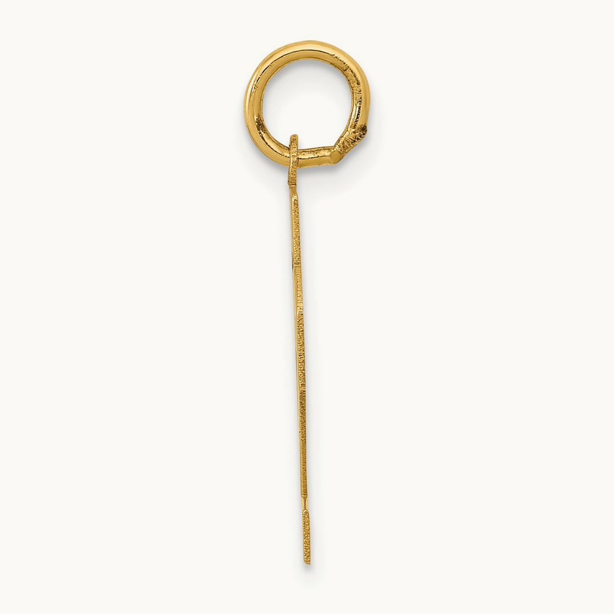 Small Polished Number 32 Charm, 14K