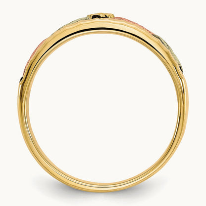 Black Hills Gold Men's Antiqued Ring