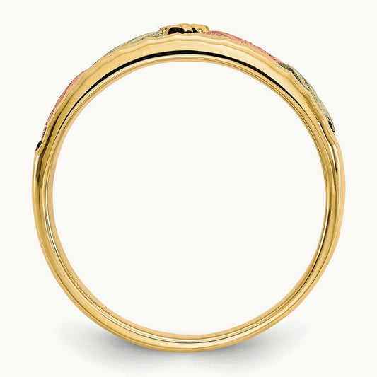 Black Hills Gold Men's Antiqued Ring