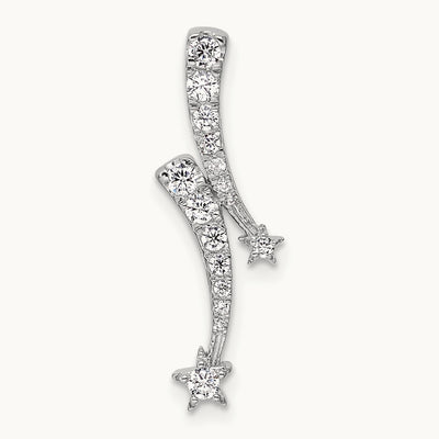 Shooting Star Chain Slide, 0.25 ct tw Lab-Grown Diamond