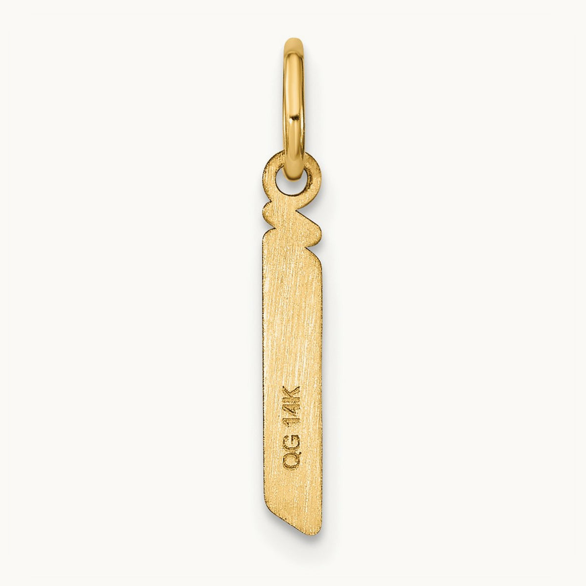 Lowercase Initial Pendant — J