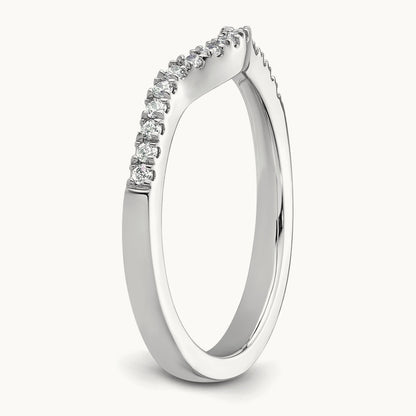 Diamond Band, 14K White Gold
