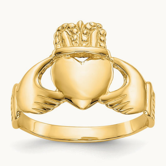 Ladies Claddagh Ring, 14K