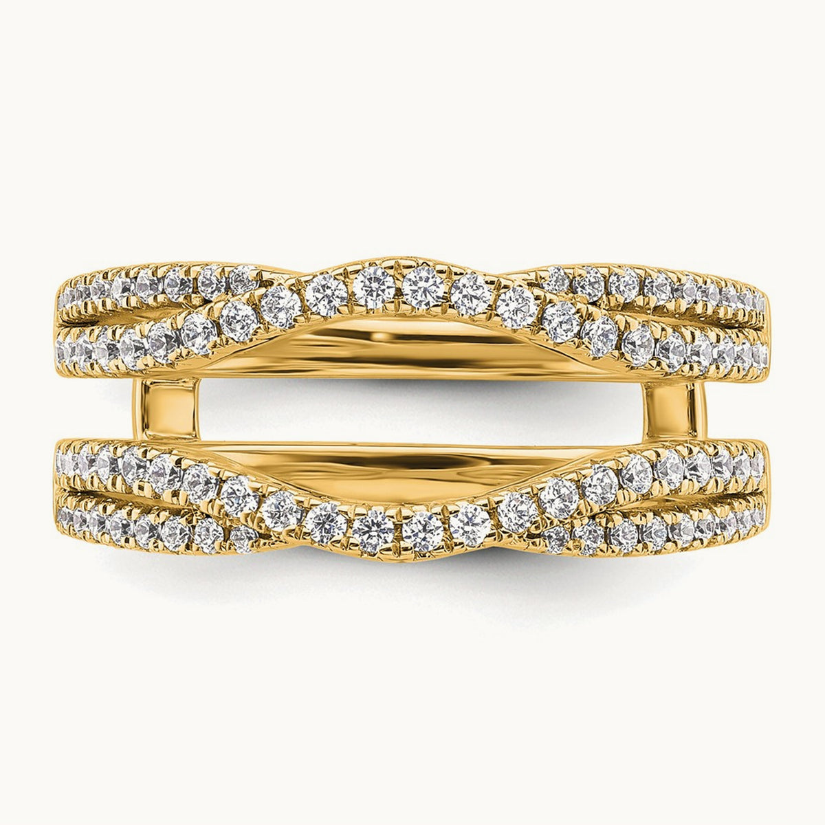 Ring Guard, 0.50 ct tw Lab-Grown Diamond — 14K Yellow Gold