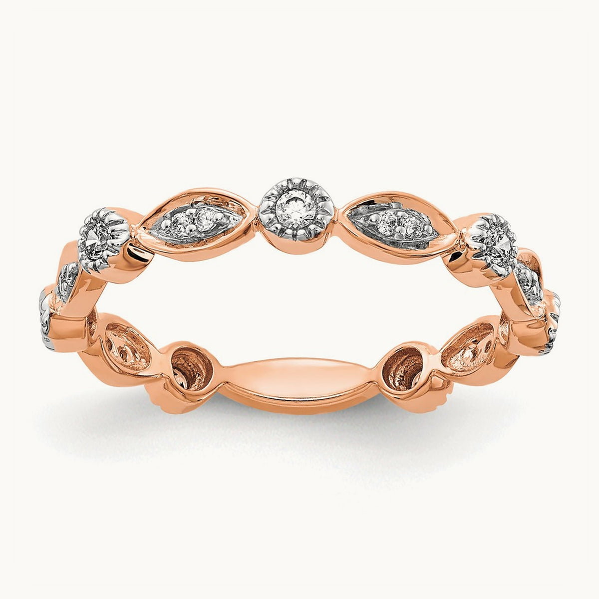 Fashion Band — 14K Rose Gold, 7