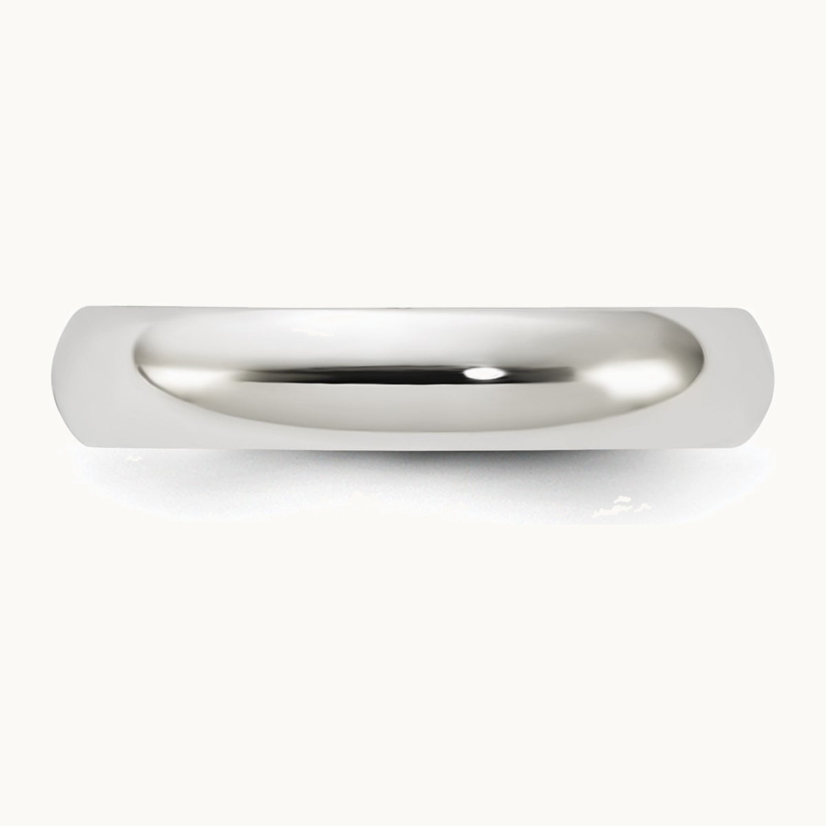Sterling Silver 4mm Half Round Band