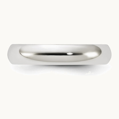 Sterling Silver 4mm Half Round Band