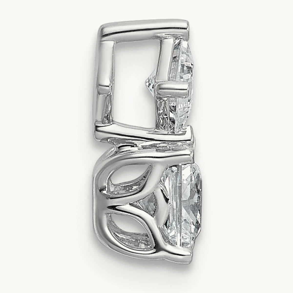 Princess Pendant, 0.75 ct tw Lab-Grown Diamond