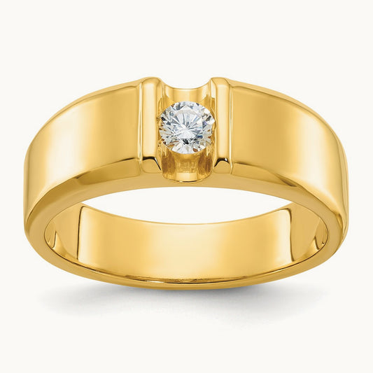 IBGoodman Men's Diamond Complete Ring, 14K