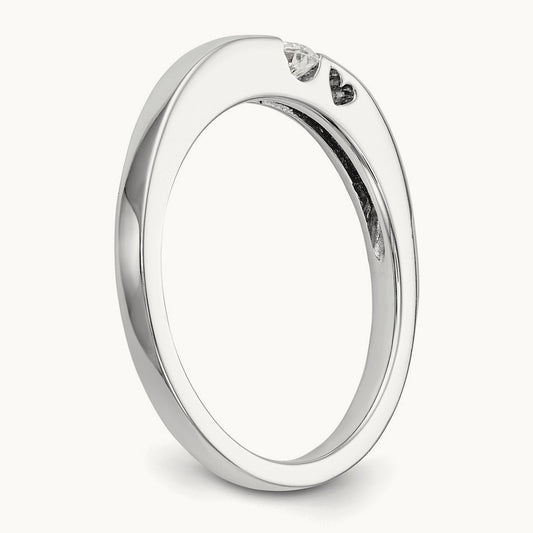 First Promise Complete Diamond Promise/Engagement Ring, 14K White Gold
