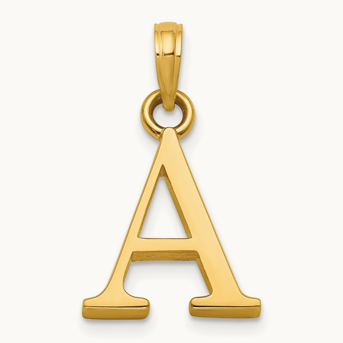 Initial Pendant, 14K
