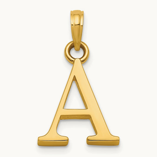 Initial Pendant — 18.49mm, A