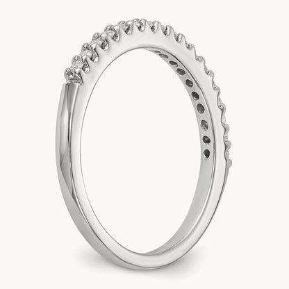 Diamond Wedding Band, 14K White Gold