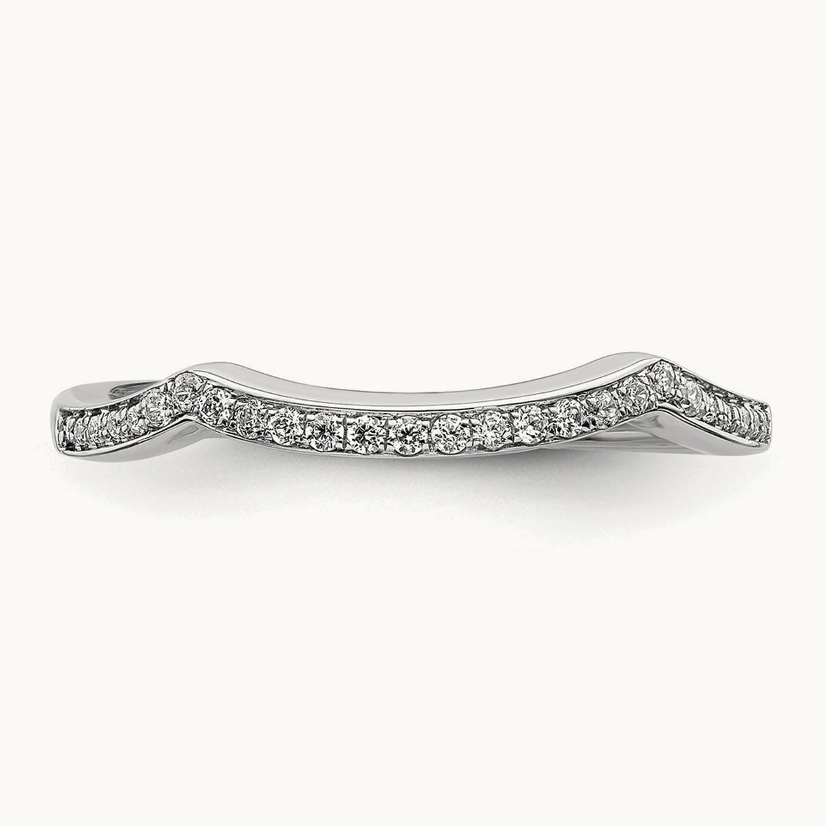 Contoured Diamond Band — photo set