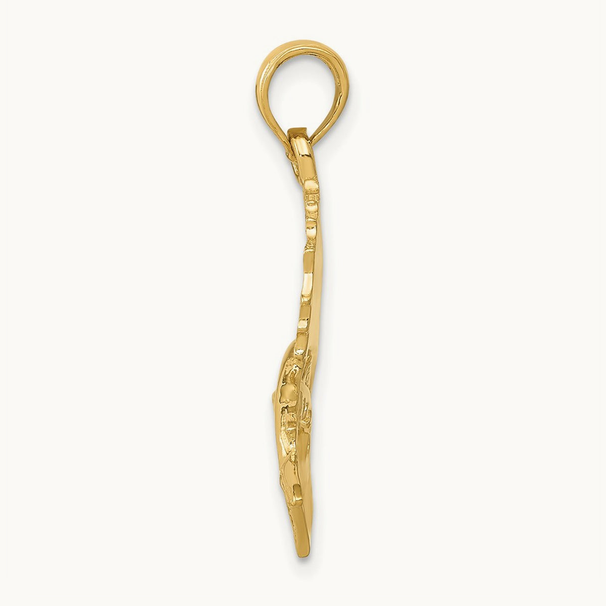 Polished Sailfish Pendant — 29mm