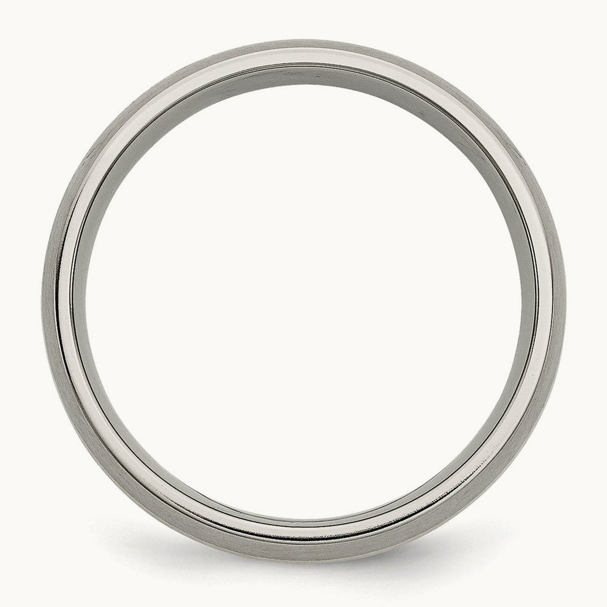 Brushed with 14K Yellow Inlay Band — photo set