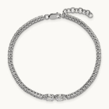 With Ext. Tennis Bracelet, 2.75 ct tw Lab-Grown Diamond
