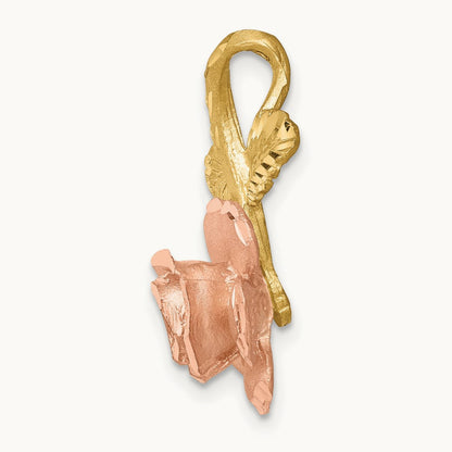 Chain Slide, 14K Two-tone Rose