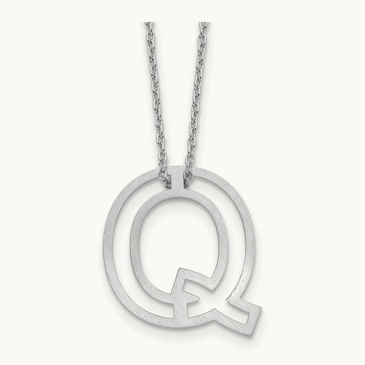 Cut Out Slide Necklace, Sterling Silver