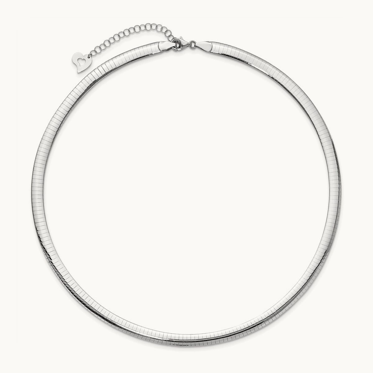 Lt Reversible Omega with extender Necklace — 18mm, 6mm