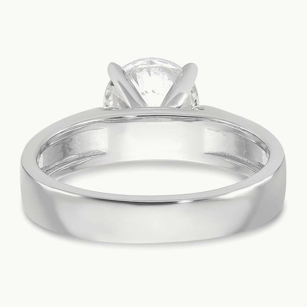 Peg Set Solitaire Engagement Ring Mounting